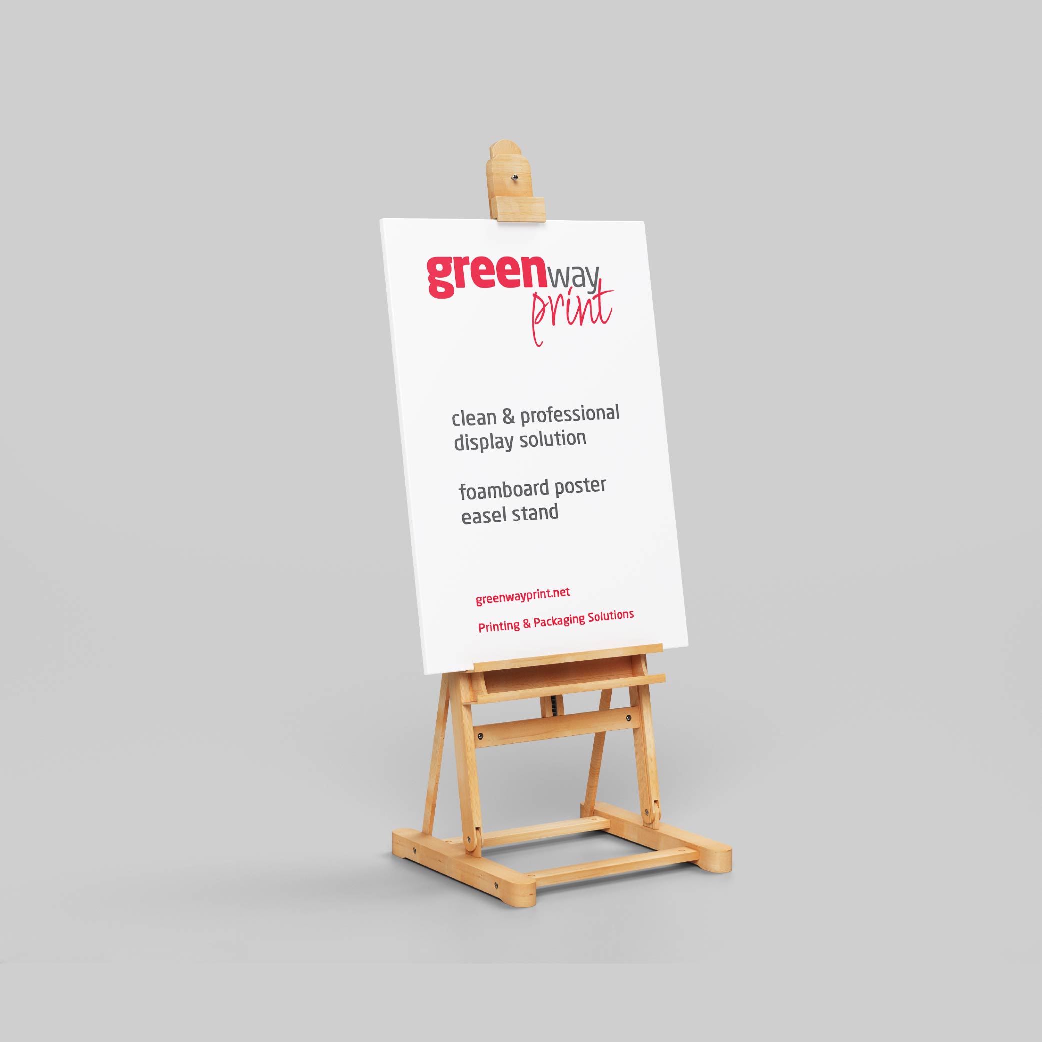 Foamboard Poster on Easel