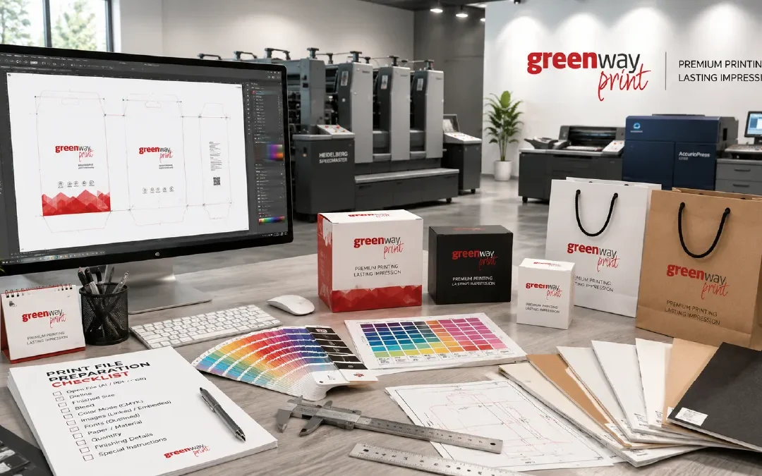 Print File Preparation Checklist for commercial printing projects